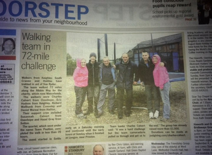 Sue Ryder Charity Walk